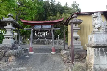 上蒔田椋神社の二の鳥居