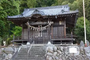 上蒔田椋神社の拝殿