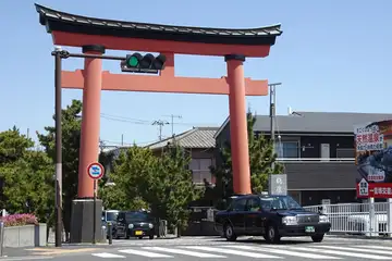 鶴嶺八幡宮の鳥居