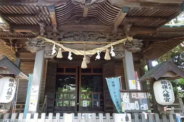 鶴嶺八幡宮の拝殿
