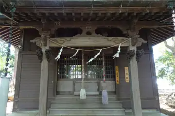 八幡神社の拝殿