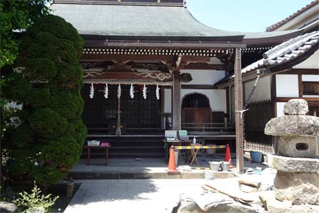 小田原市・法船寺の本堂