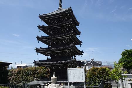 小田原市・法船寺の五重塔