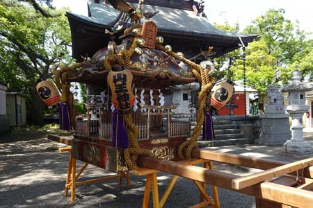 小田原市・山王神社のお神輿
