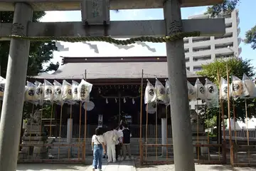 松原神社の拝殿