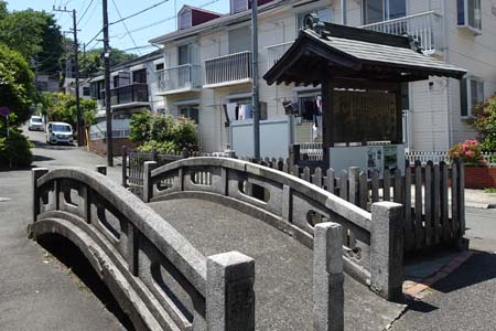 横浜市港北区・八杉神社の神橋