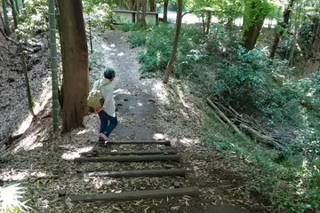 小机城の本丸の土橋