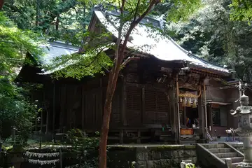 白山神社の拝殿