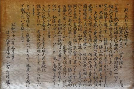 箱根町・鎖雲寺の「此らあたりは山家ゆえ」