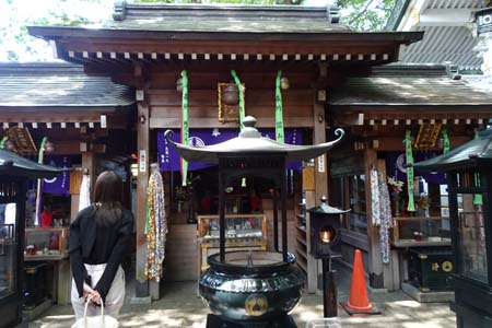 東京都港区・豊川稲荷の三神殿の宇賀神王