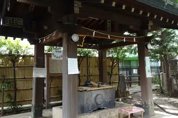 東京都世田谷区・池尻稲荷神社の手水舎