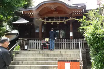 東京都世田谷区・池尻稲荷神社の稲荷神社神額