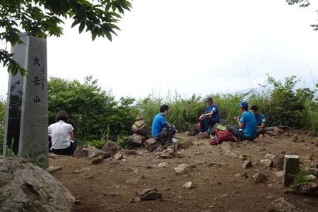 大岳山・大岳山の山頂