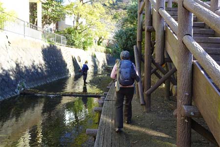 大楠山・前田川の遊歩道