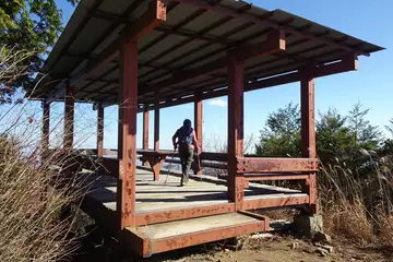 上高岩山の展望所