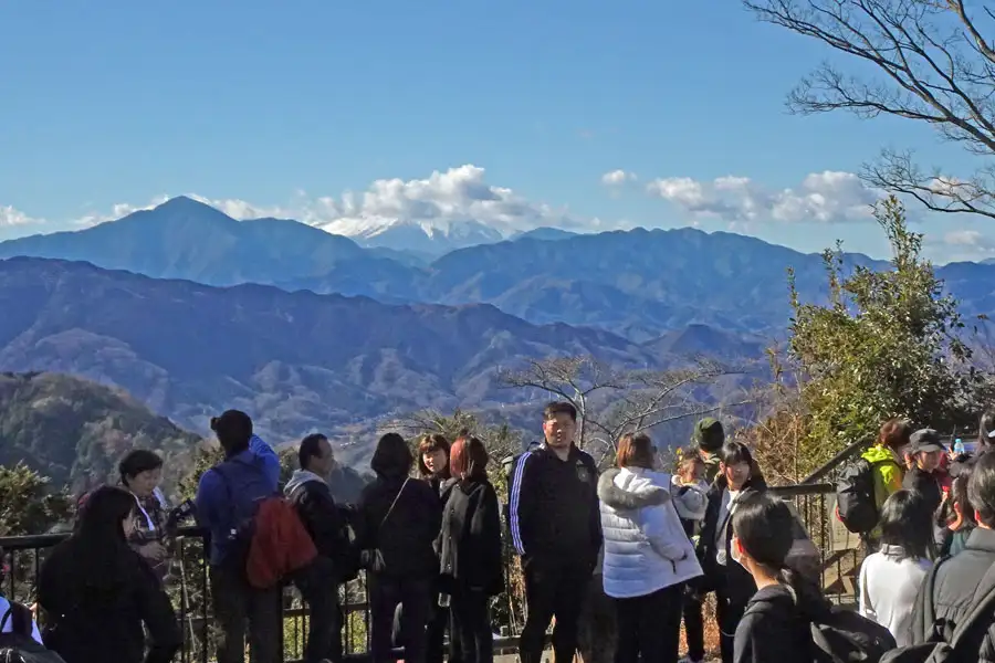 高尾山の展望台