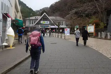 高尾山ケーブルの清滝駅