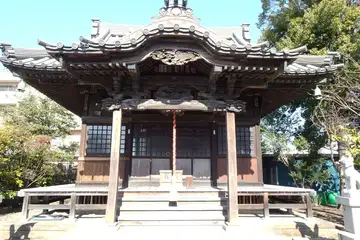 安養院の三眼六足稲荷大明神拝殿
