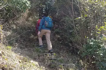 乳頭山への登り