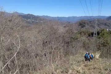 楽山公園への分岐
