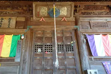 久昌寺の観音堂に扁額