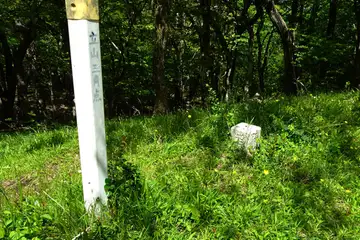 立山展望台に三角点