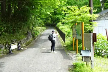 公時神社の登山口