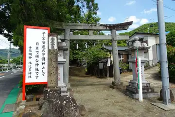比比多神社の石灯篭