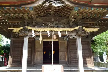 一之宮八幡神社の拝殿