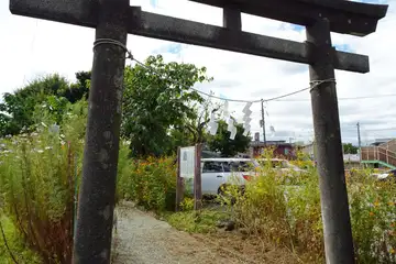 梶原景時館跡の石鳥居