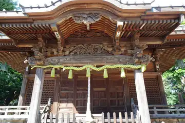 横内御霊神社の拝殿