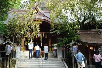 子安神社の拝殿