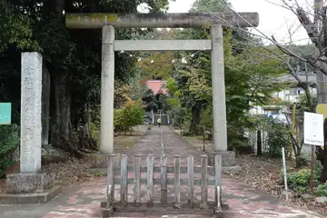 阿豆佐味天神社の石鳥居