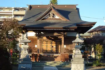 新宿日吉神社の拝殿