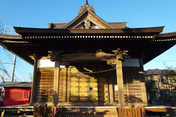 新宿日吉神社の拝殿