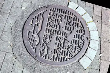 あきる野市のマンホール