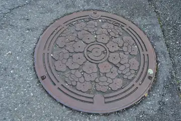 旧武蔵五日市のマンホール