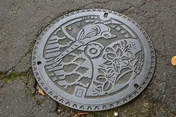 奥多摩のマンホール