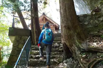 白髭神社の石段