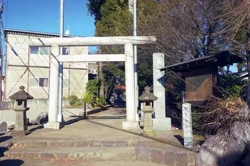 蓑笠神社の鳥居
