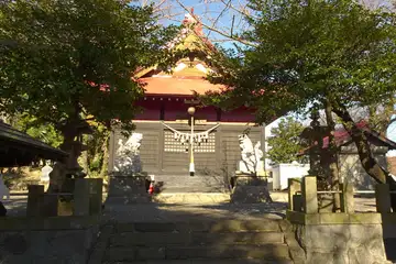 蓑笠神社の拝殿