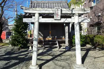 君ケ崎稲荷神社の鳥居