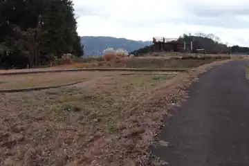河村城の近藤郭に空堀跡