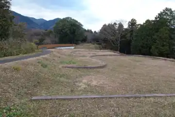 河村城の大庭廓に空堀跡