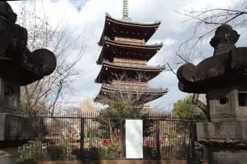 上野東照宮の五重塔