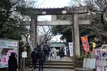 上野東照宮の石鳥居