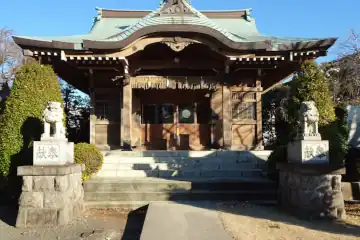 杉山神社の拝殿