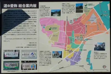 杉山大神の道の愛称案内板