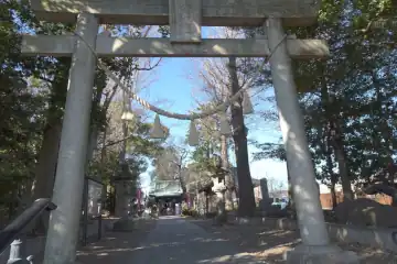 篠原八幡神社の石鳥居