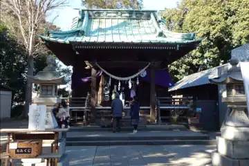 篠原八幡神社の拝殿